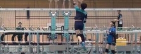 为了挑战中国女排，日本推出排球训练机器人