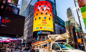 为中国制造打CALL  飞购网携美的、海尔等品牌登陆纽约时代广场